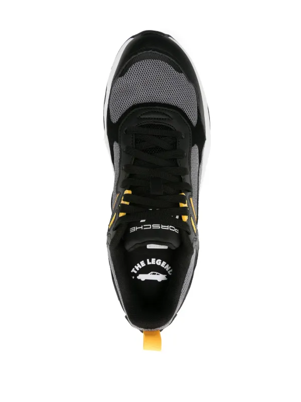 PUMA x Porche Legacy Trinity Panelled Sneakers | Black | FARFETCH