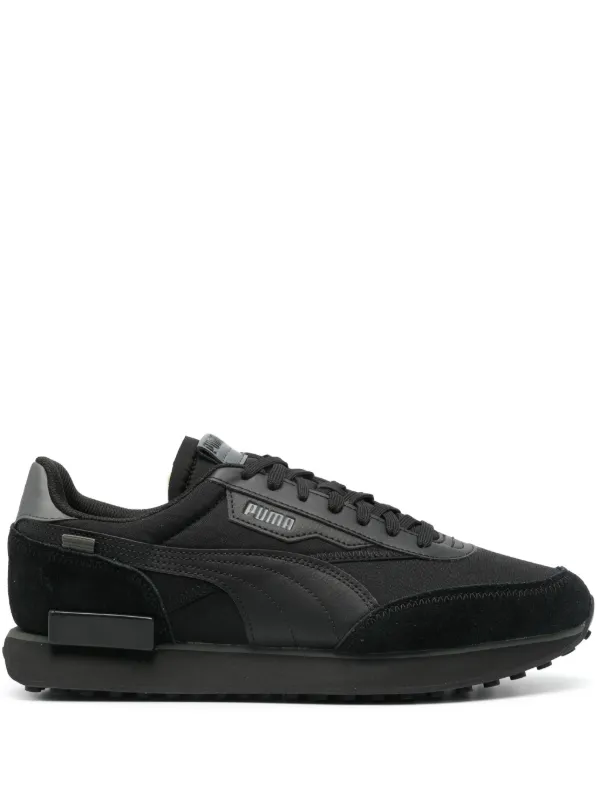 Puma basket all black best sale