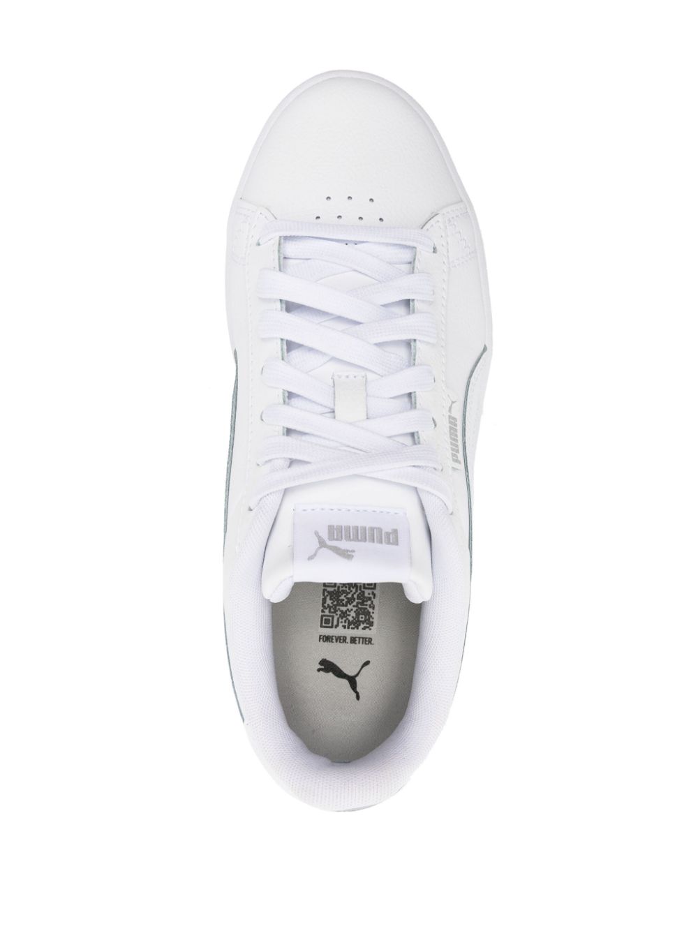 Shop Puma Jada Renew Leather Sneakers In White