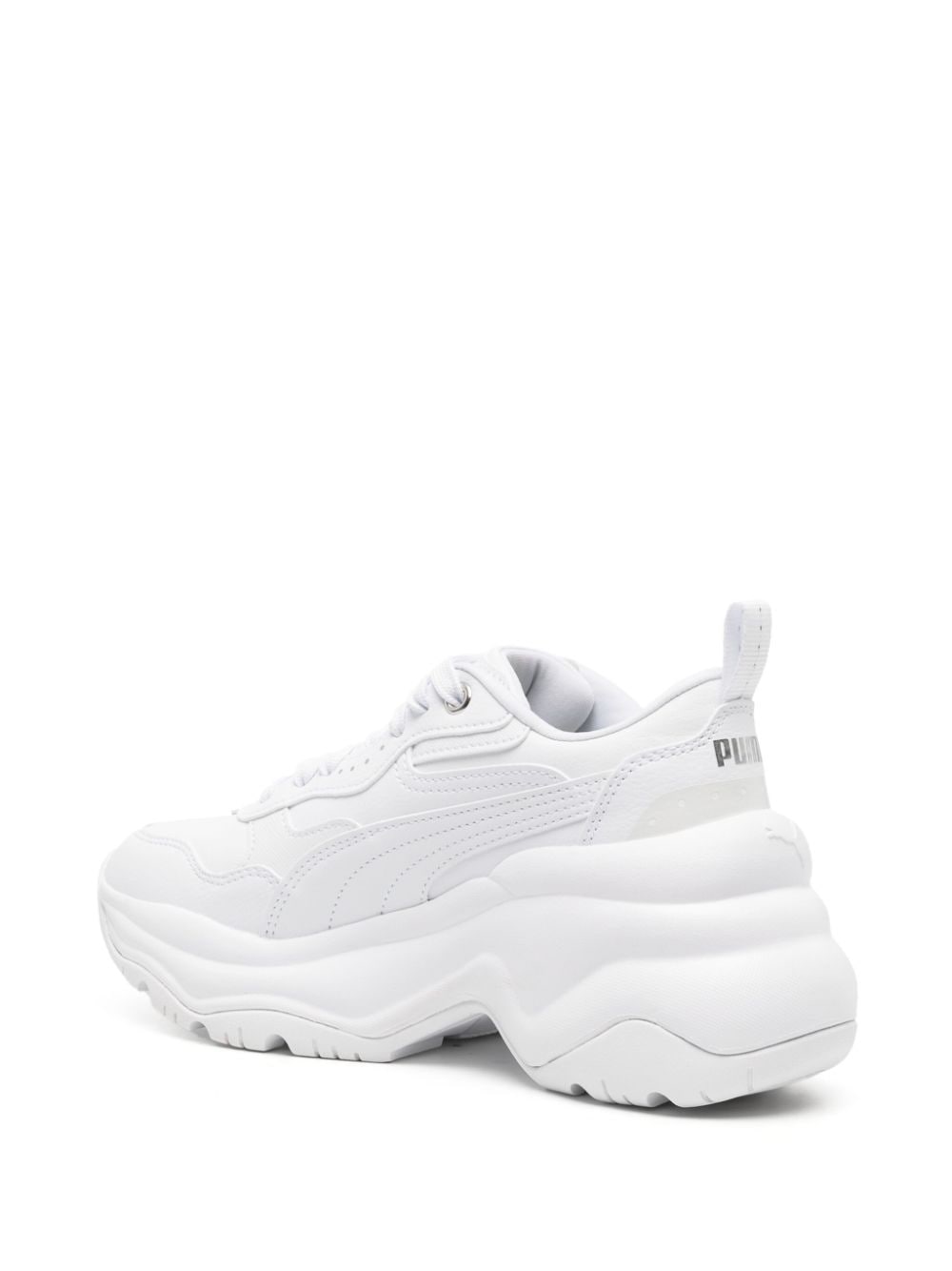 Shop Puma Cilia Tonal Sneakers In White