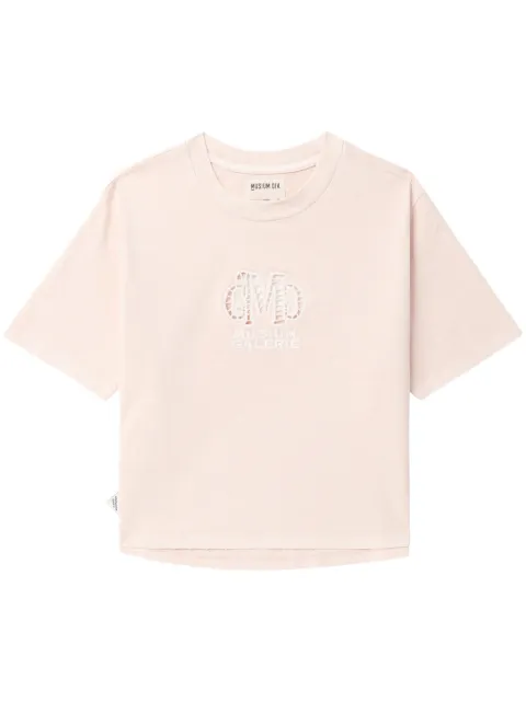 Musium Div. logo-embellished cut-out T-shirt