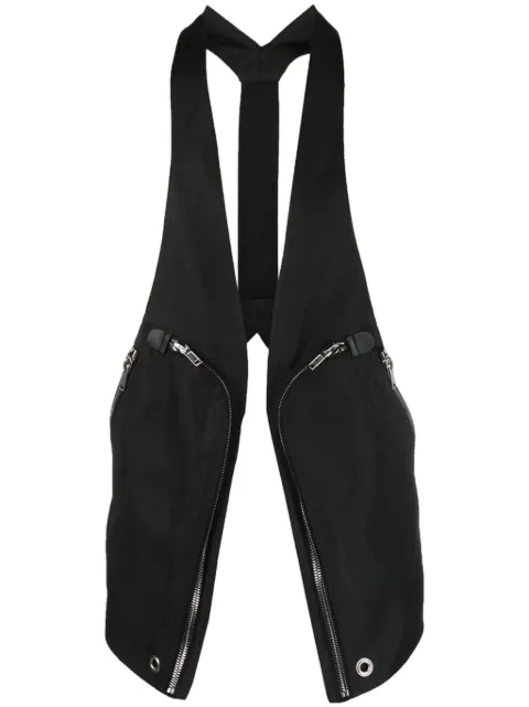 Rick Owens Bauhaus leather vest