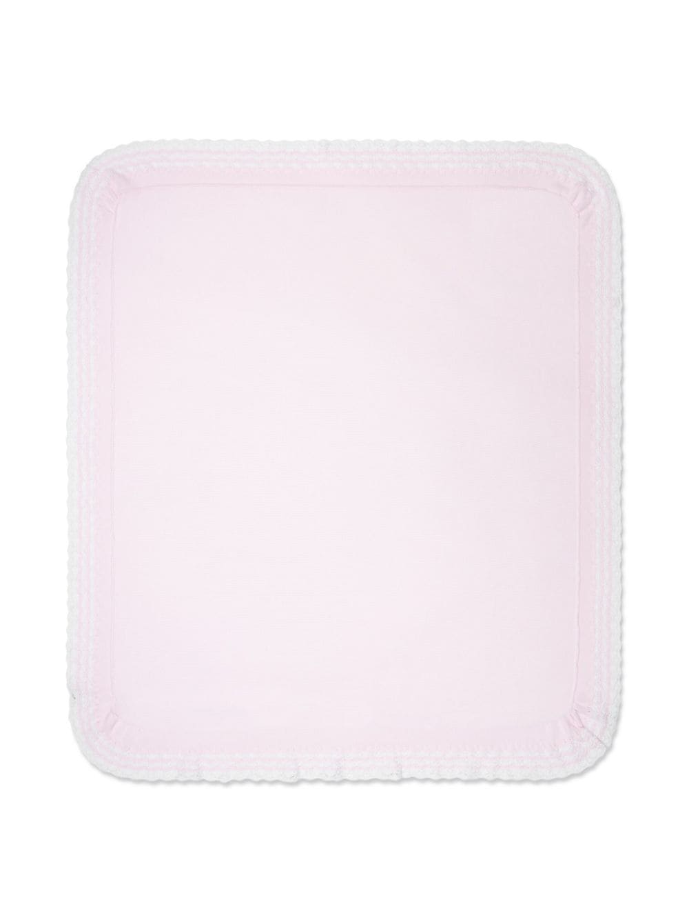 Shop Paz Rodriguez Ribbon-detail Cotton Blanket In Pink