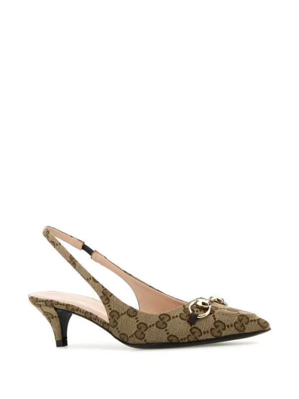 Gucci 45mm GG Supreme Pumps Neutrals FARFETCH PH