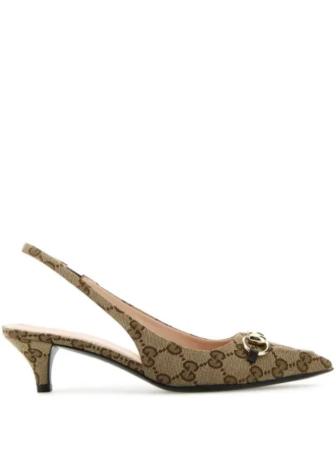 Gucci 45mm GG Supreme pumps