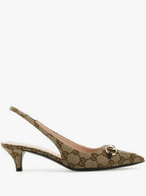 Gucci 45mm GG Supreme pumps