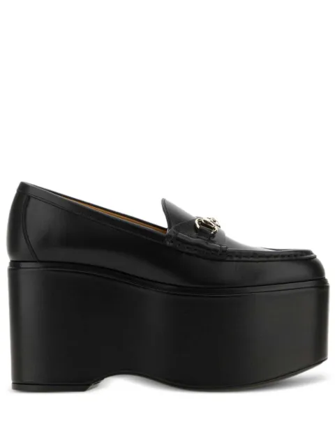 Gucci mocasines con motivo Horsebit y tacón de 90mm
