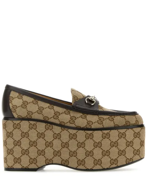 Gucci لوفر بلاتفورم بحلية معدنية وكعب 90 ملم