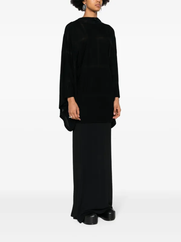 Yohji Yamamoto ドレープ ロングカーディガン | ブラック | FARFETCH JP