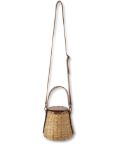 Nannacay Naomi wicker bucket bag - Neutrals