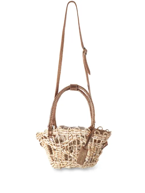 Nannacay Venus P interwoven tote bag