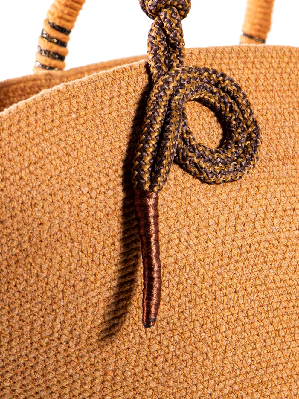  Nannacay Steffy Woven Tote Bag - Neutrals 