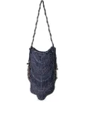 Nannacay Margie beaded shoulder bag - Blue