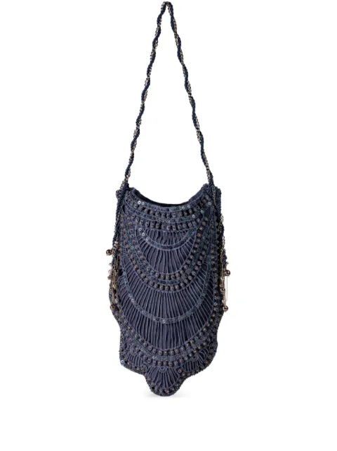 Nannacay Margie beaded shoulder bag