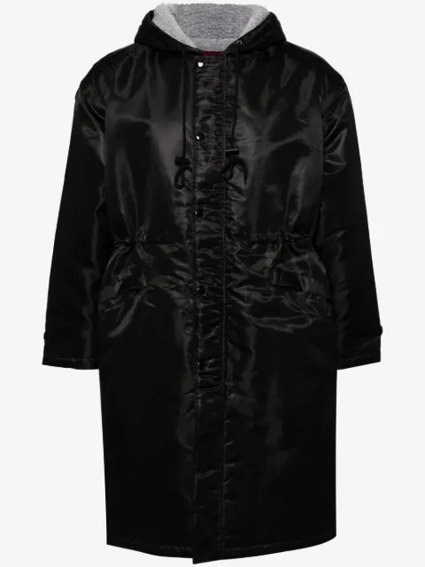 Mastermind World logo-print hooded coat