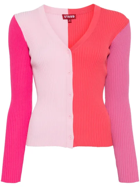 STAUD Cargo ribbed cardigan