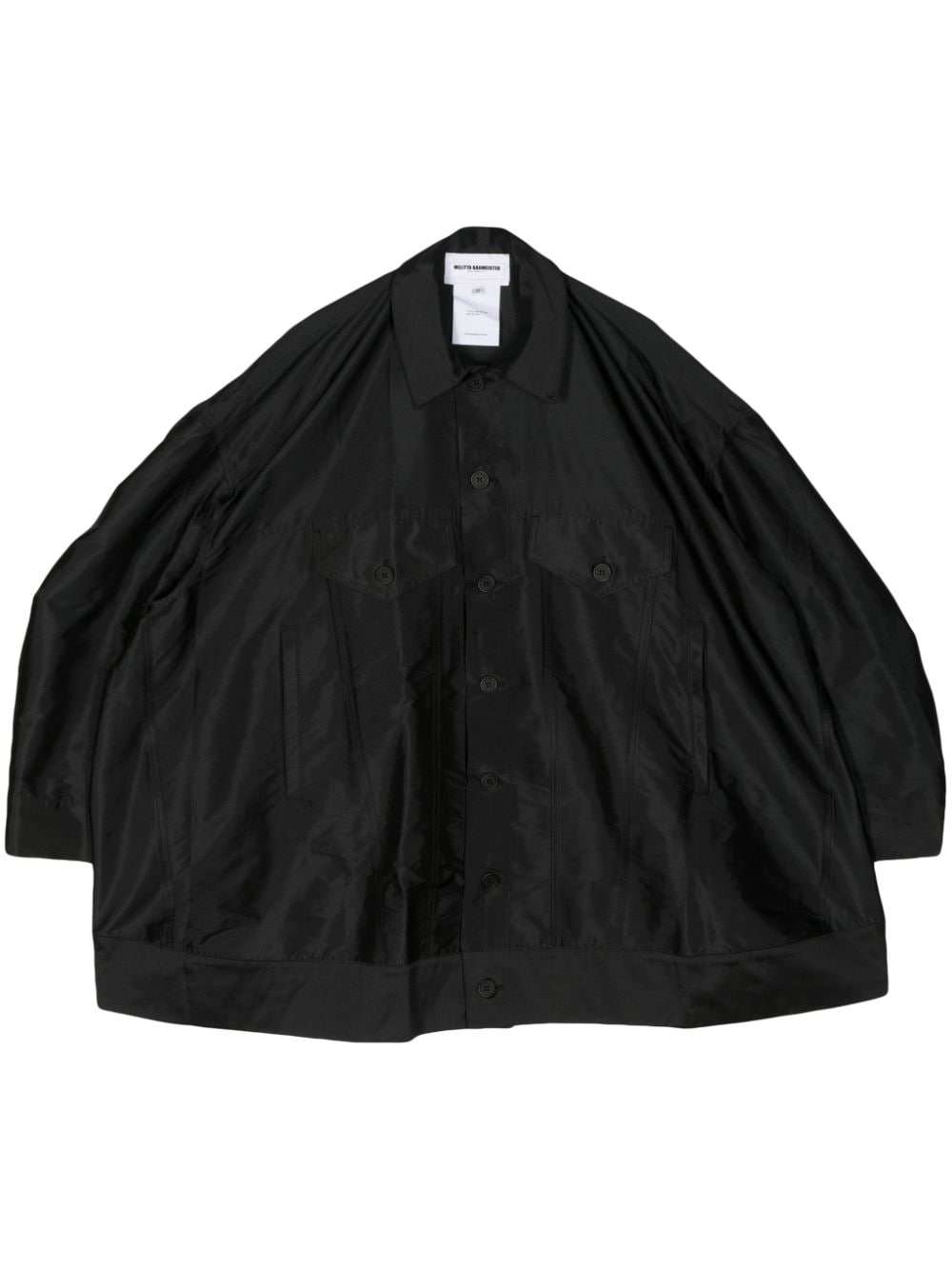 Melitta Baumeister Button-up Shirt Jacket In Black