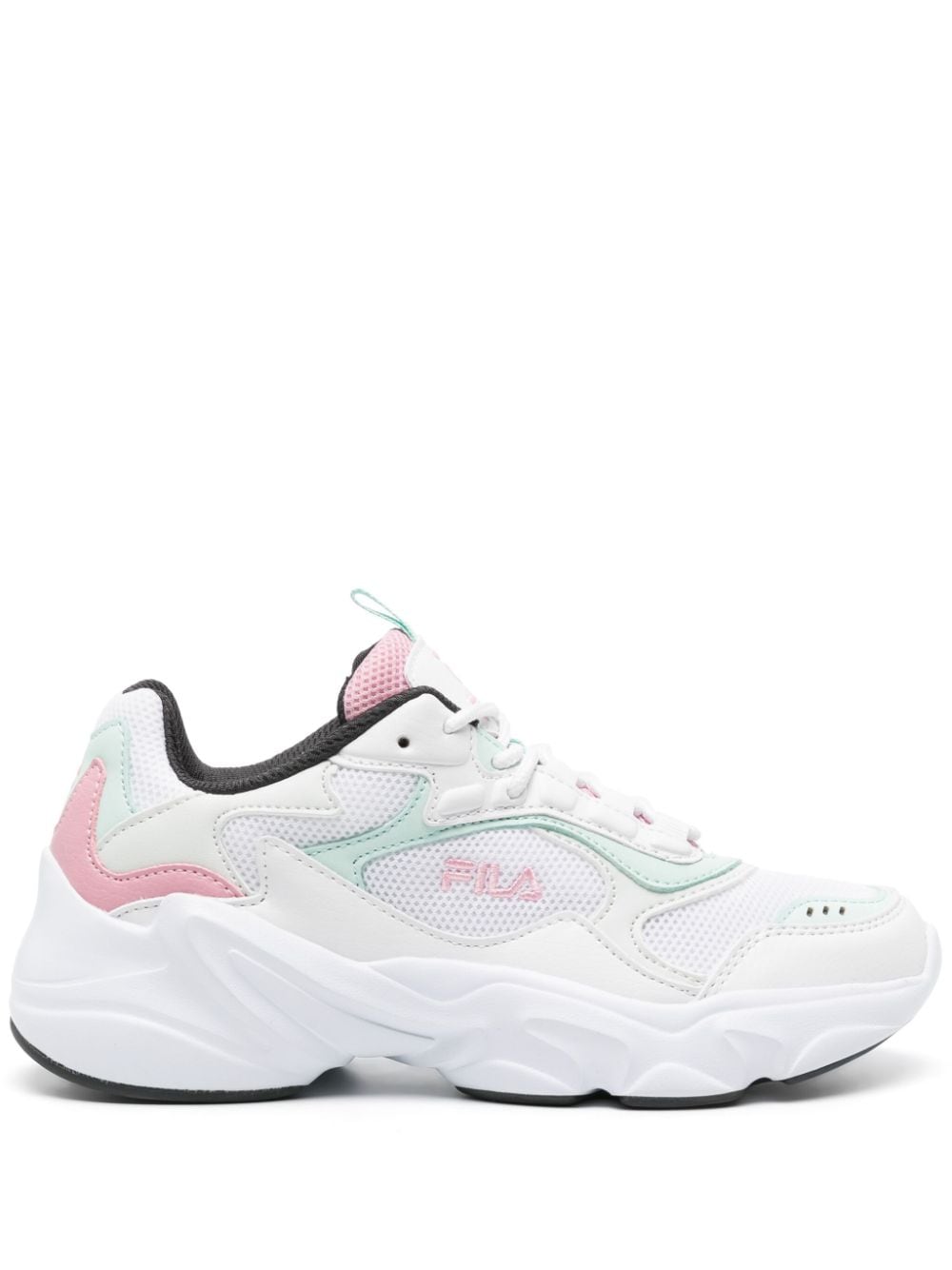 Fila Collene Panelled Chunky Trainers In Weiss