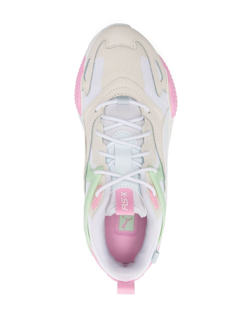 Shop Puma Rs-x Efekt Summer Colour-block Sneakers In White
