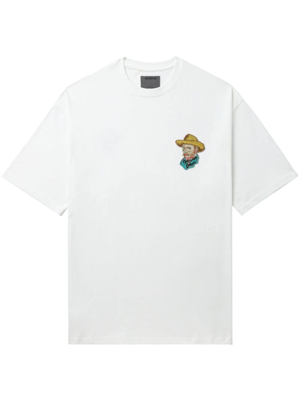 Musium Div. Katoenen T-shirt met grafische print Wit