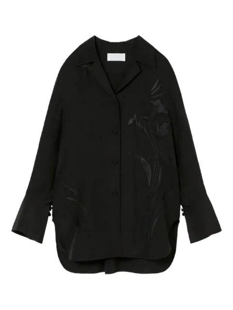Mame Kurogouchi floral-embroidered shirt