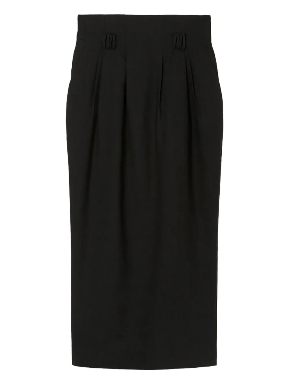 Mame Kurogouchi Cocoon midi skirt | Black | Image 1