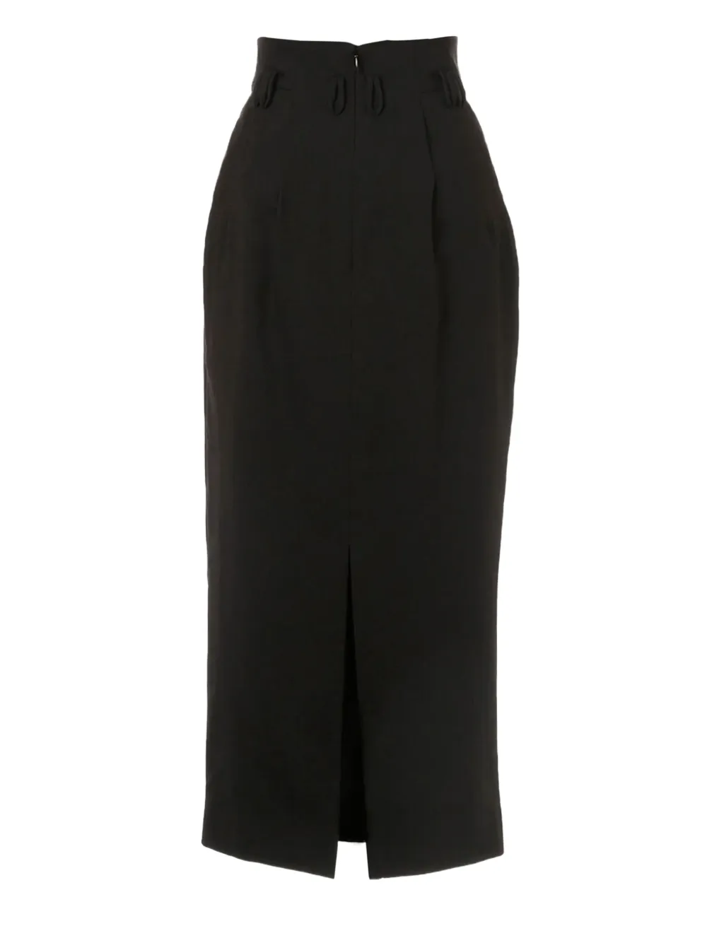 Mame Kurogouchi Cocoon midi skirt - Zwart