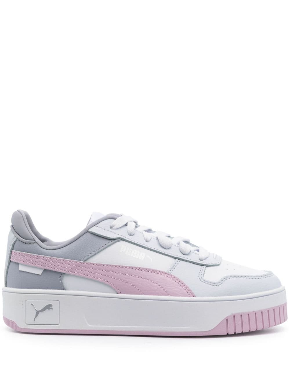 Puma Carina Street Leather Sneakers In White