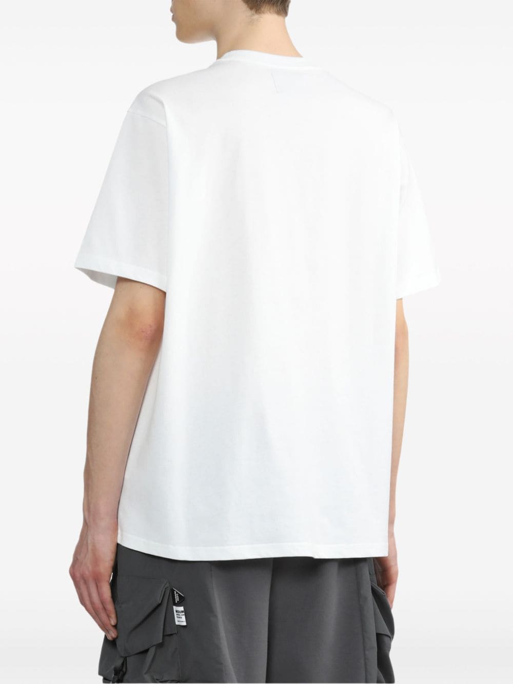 Shop Musium Div. Logo-print Cotton T-shirt In White