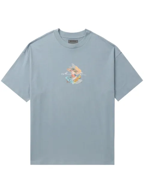 Musium Div. logo-print cotton T-shirt