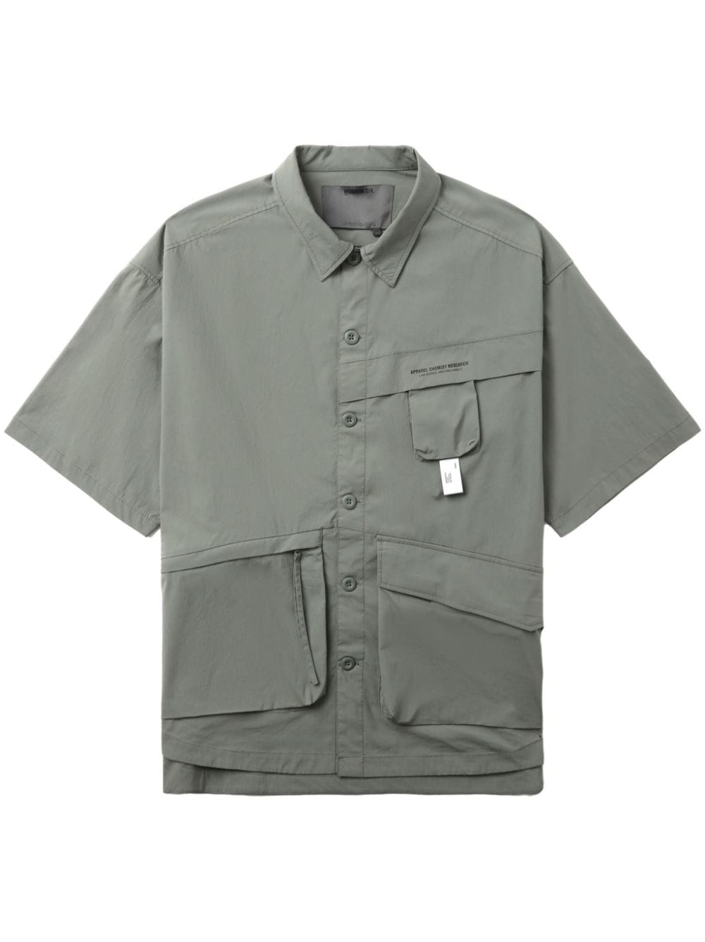 Musium Div. Cargo-pocket Cotton-blend T-shirt In Green