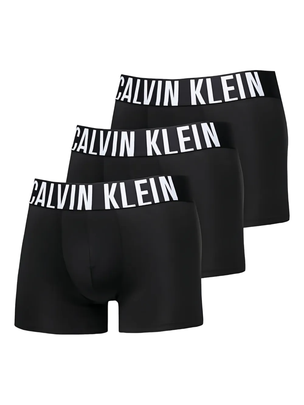 Calvin Klein logo-waistband boxers (pack of three) - ブラック Calvin Klein logo-waistband boxers (pack of three) - ブラック