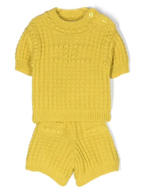 Elisabetta Franchi La Mia Bambina Conjunto de algodão