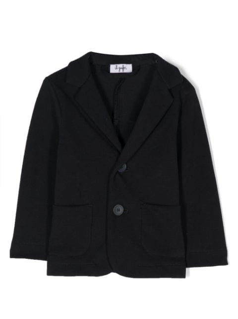 Il Gufo piqué-weave blazer