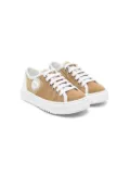 Nº21 Kids logo-patch canvas sneakers - Neutrals
