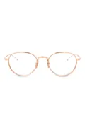 Thom Browne Eyewear round-frame titanium glasses - Pink