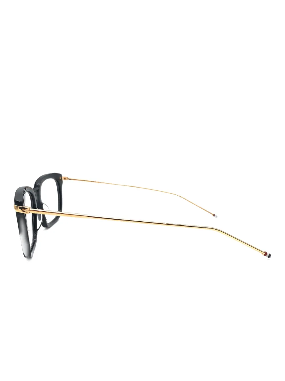 Thom Browne Eyewear Square Frame Glasses In Black