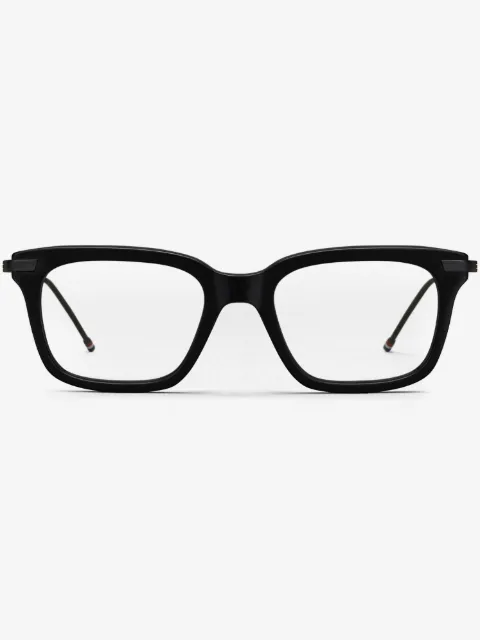 Thom Browne Eyewear rectangular-frame metal glasses