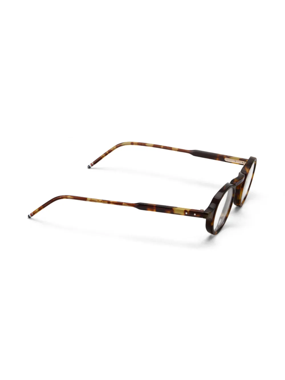 Thom Browne Eyewear tortoiseshell round-frame glasses | Men | Image 2