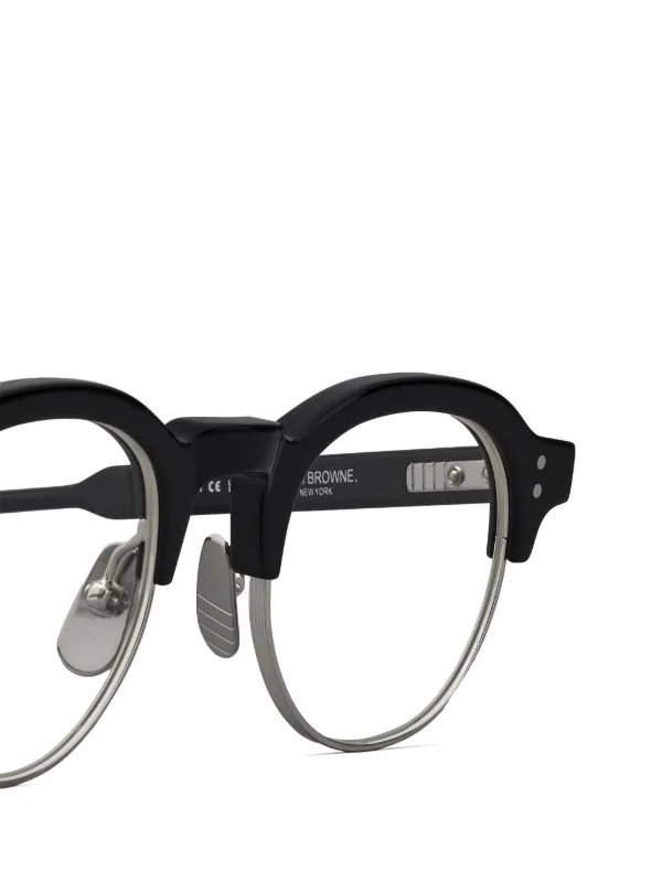 【送料&関税込】Thom Browne Oval Glasses - Unisex Thom Browne oval-frame Glasses | Black | FARFETCH JO
