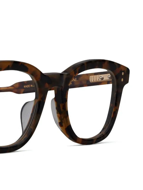 Thom Browne Eyewear rectangular-frame Sunglasses | Brown | FARFETCH RO