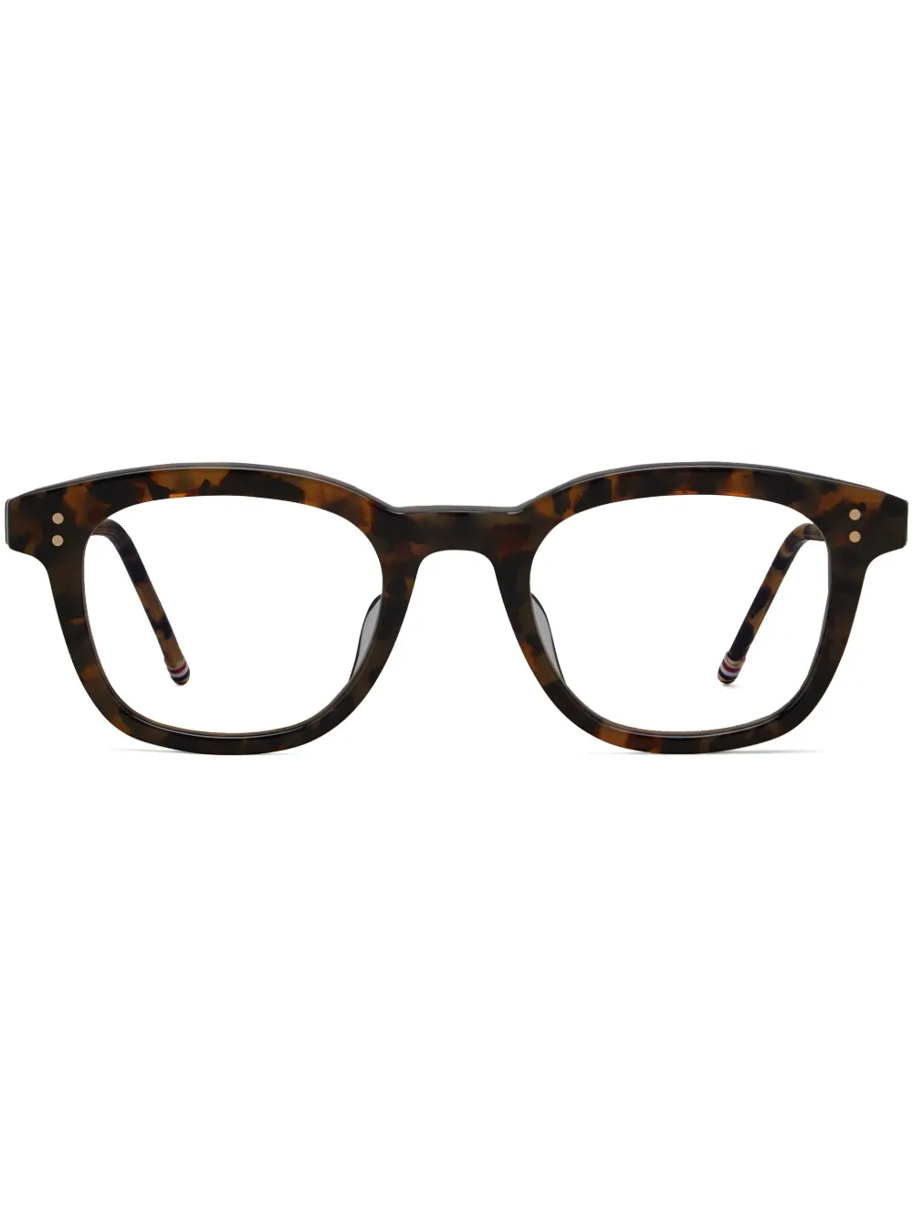 Thom Browne rectangular-frame sunglasses | Brown | Image 1