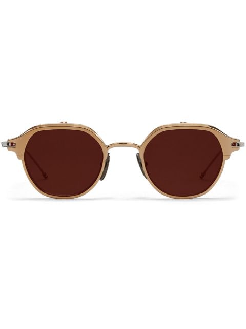 Thom Browne Eyewear round-frame clip-on sunglasses