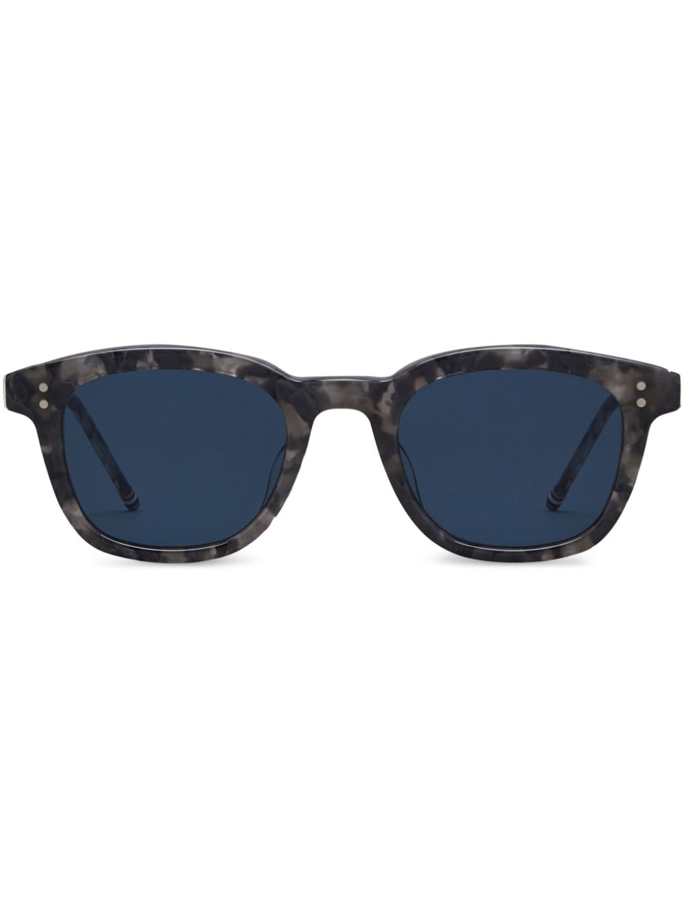 Thom Browne tortoiseshell rectangular-frame sunglasses - Grigio