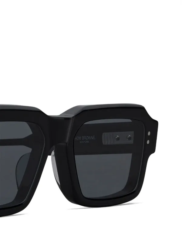 Thom Browne Eyewear スクエアフレーム サングラス | ブラック 