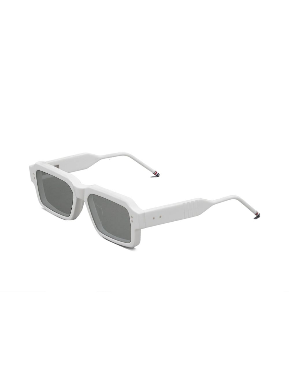 Thom Browne rectangular-frame sunglasses - Wit