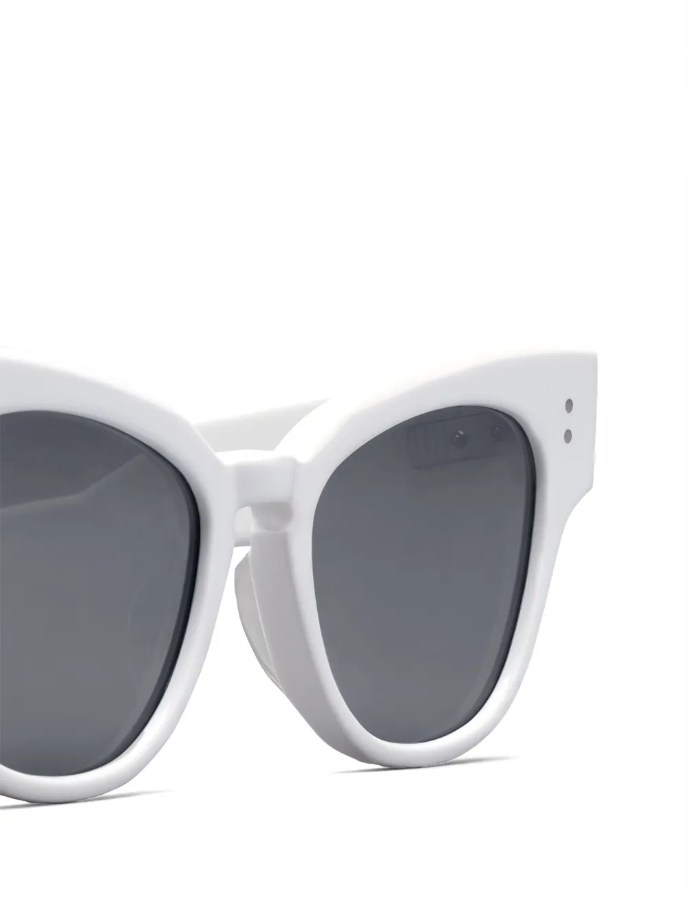 Thom Browne Cat-eye Frame Sunglasses In White