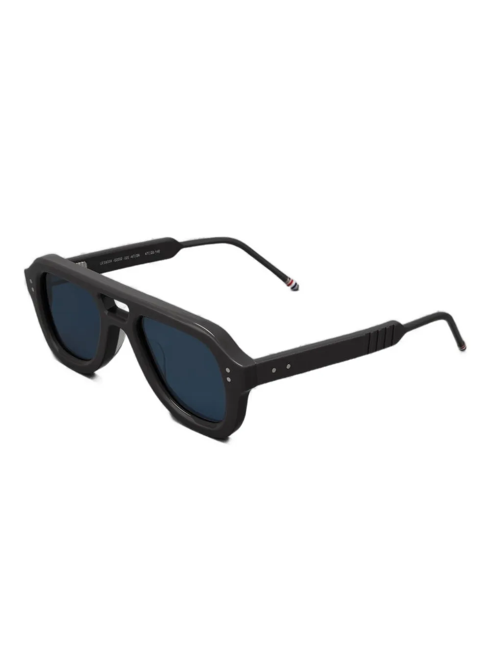 Thom Browne Eyewear Zonnebril met dubbele neusbrug - Grijs