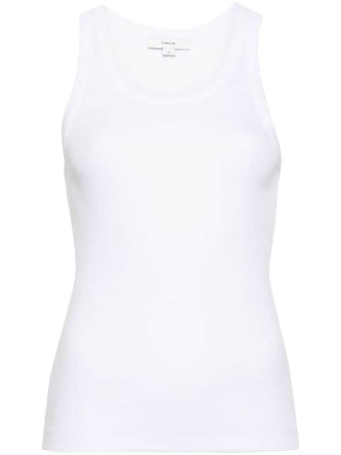 Vince scoop-neck ribbed tank top