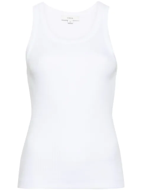 Vince scoop-neck ribbed tank top